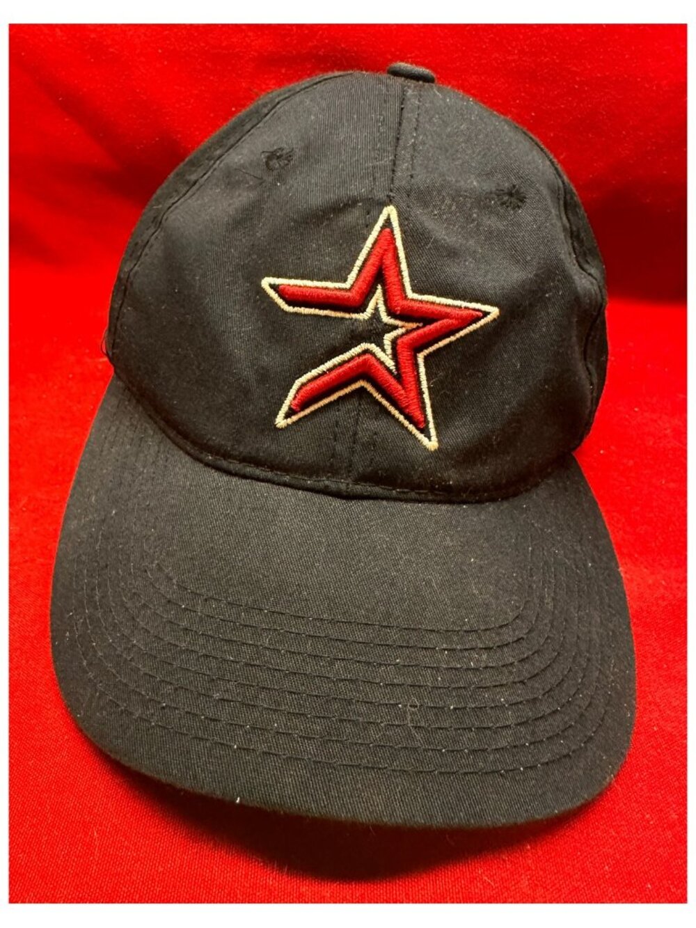 Houston Astros Logo Ball Cap Hat YOUTH One Size Adjustable OC Sports Licensed